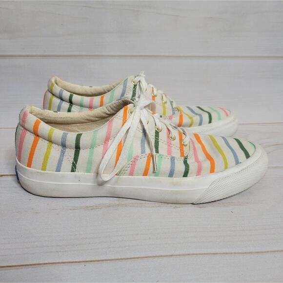 Keds X Paper Rifle Co Striped Sneakers, size 6.5 - Picture 2 of 6